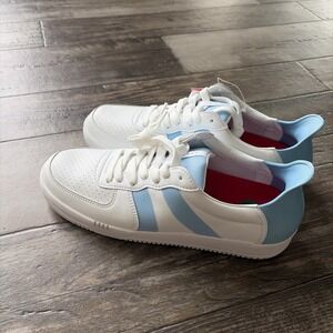 NEW Redvanly Contender Men's Size 12 Spikeless Golf Shoes White Sky Blue Slip On